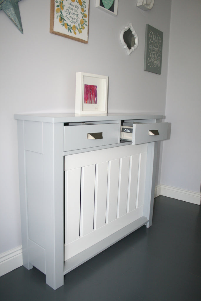 radiator cover with drawers
